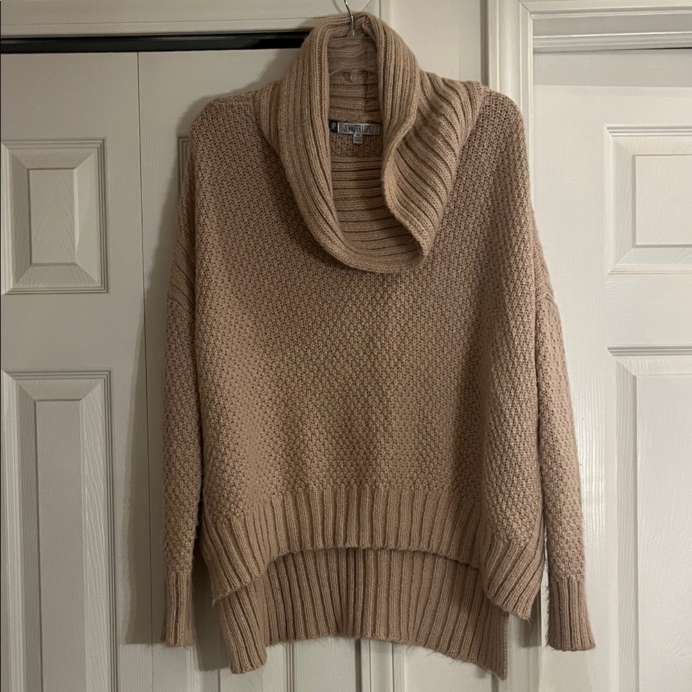Cozy Blush Cowl Neck Sweater